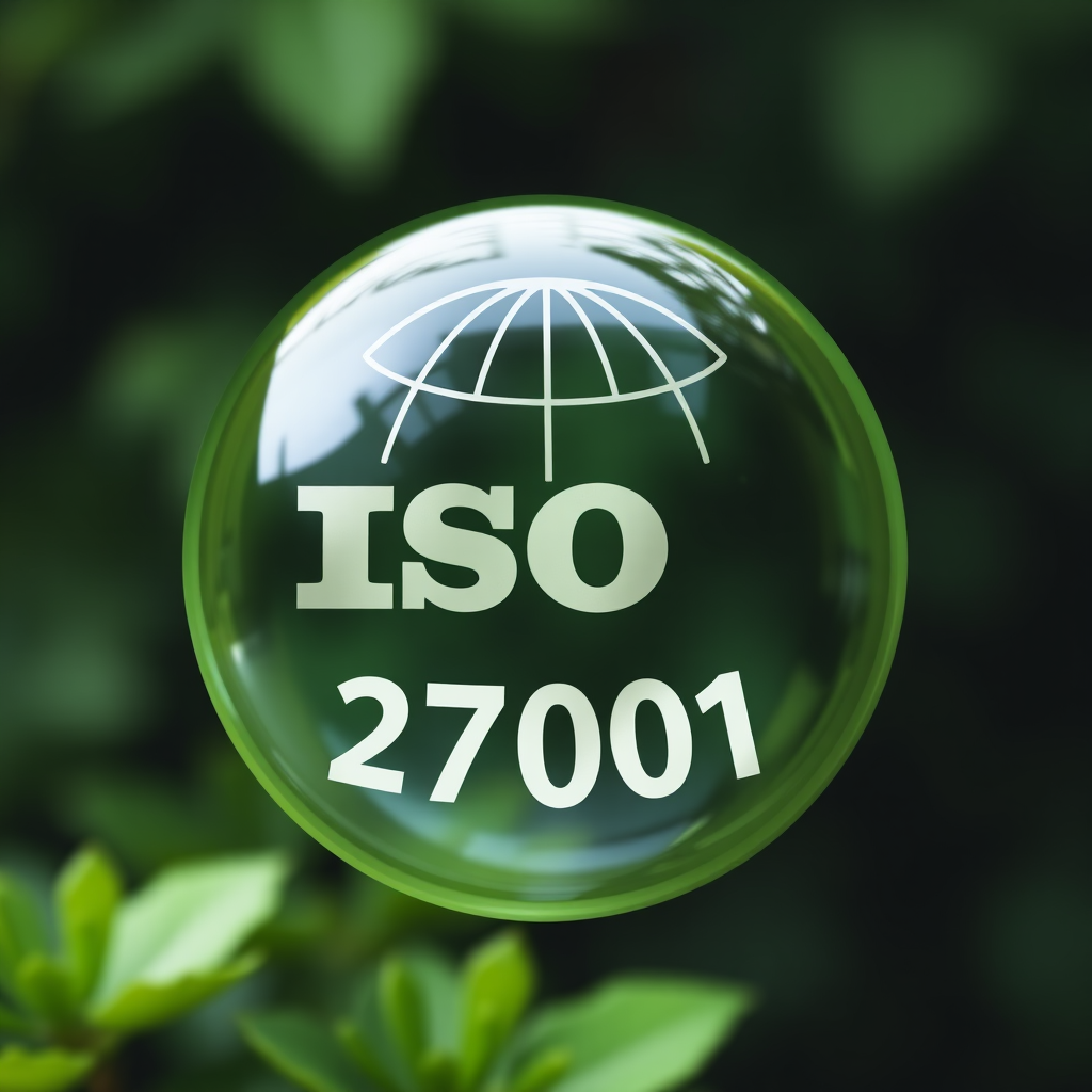 Логотип ISO 27001 - международный стандарт информационной безопасности